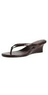 Black Suede Studio Easy 50 Mules Brown Croc Leather