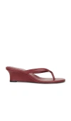 Black Suede Studio Easy 50 Wedge Sandal In Multi