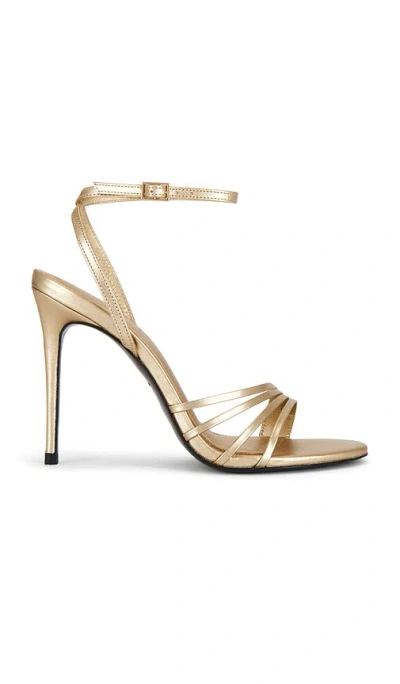 Black Suede Studio Ella 100 Sandal In Neutral