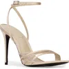 Black Suede Studio Ella 100 Strappy Sandal In Multi