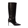 Black Suede Studio Elo 80 Leather Boot In Black