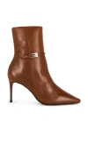 Black Suede Studio Elodie 80 Boot In Brown