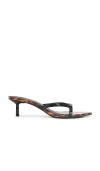 Black Suede Studio Emilia 50 Mule In Brown