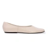 Black Suede Studio Ezra Ballet Flat In Neutral