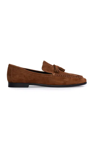 Black Suede Studio Finn Suede Loafer