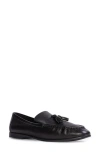 Black Suede Studio Finn Tassel Loafer