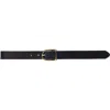 Black Suede Studio Frame Belt In Multi