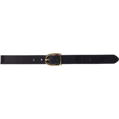 Black Suede Studio Frame Belt In Multi