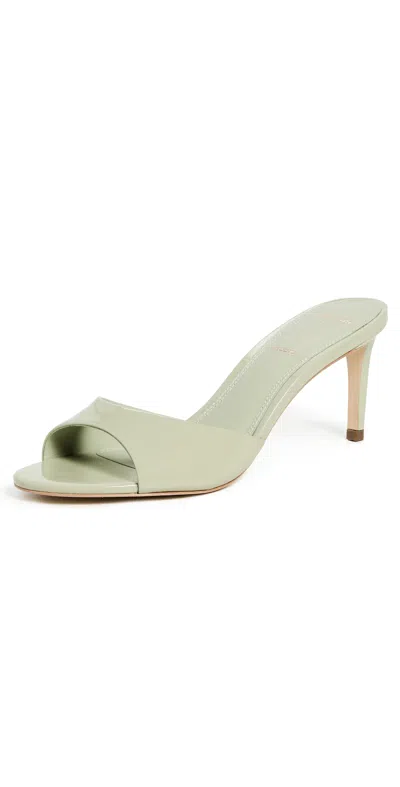 Black Suede Studio Freddie 65 Sandals Mint Patent Leather