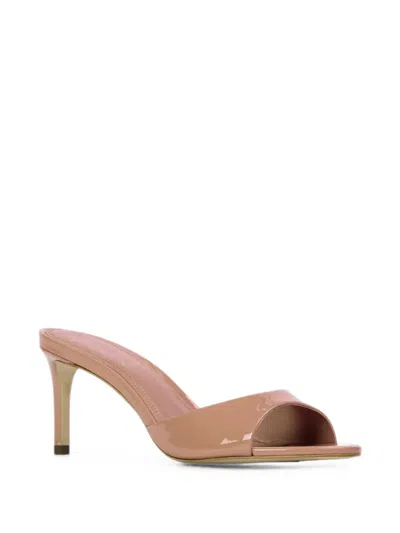 Black Suede Studio Freddie Patent-leather Sandals In Multi