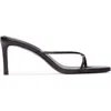 Black Suede Studio Gem 65 Sandal In Black