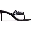 Black Suede Studio Glw 70 Sandal