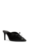 Black Suede Studio Hailey 65 Pointed Toe Mule