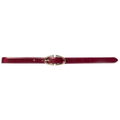 Black Suede Studio Halo Belt