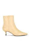 Black Suede Studio Harlow 50 Boot In Yellow
