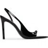 Black Suede Studio Heidi 100 Slingback In Black
