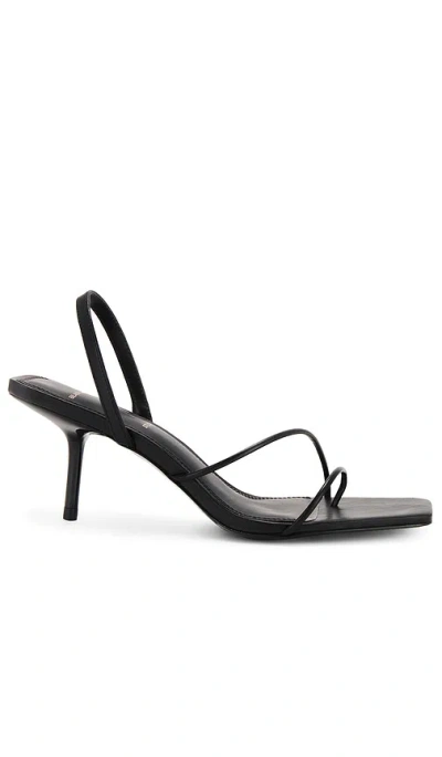 Black Suede Studio Iris 65 Mule In Black