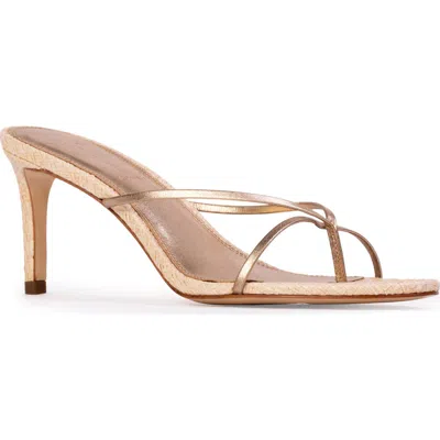Black Suede Studio Jade Slide Sandal