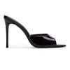 Black Suede Studio Jazz 100 Patent Mule In Multi