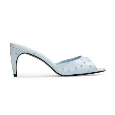 Black Suede Studio Jazz 70 Sandal In Blue