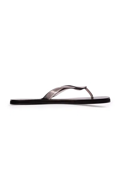 Black Suede Studio Jeli Pvc Sandals In Black