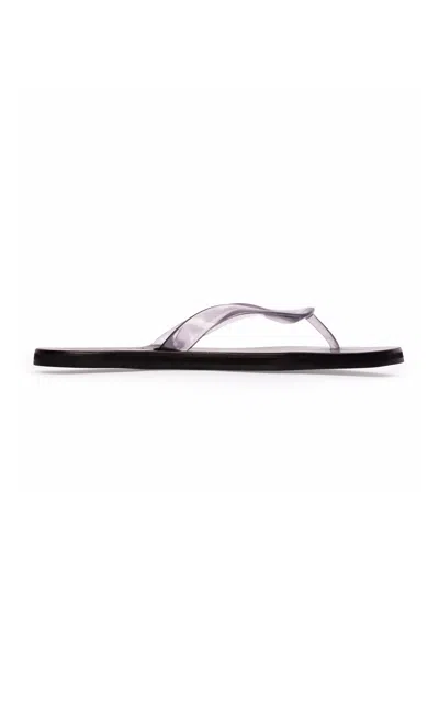 Black Suede Studio Jeli Pvc Sandals In Transparent