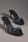 Black Suede Studio Joanna Mules In Multi
