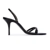 Black Suede Studio Jolla 80 Leather Slingback Sandal