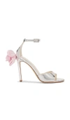 Black Suede Studio Sandale Josey 100 In Metallic Silver