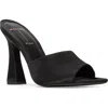 Black Suede Studio X Revolve Nadya Mule Sandal In Black Satin