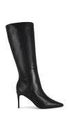 Black Suede Studio Kath 80 Boot In Black