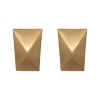 Black Suede Studio Kiki Earring In Gold