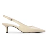 Black Suede Studio Lainey 50 Leather Pump In Neutral