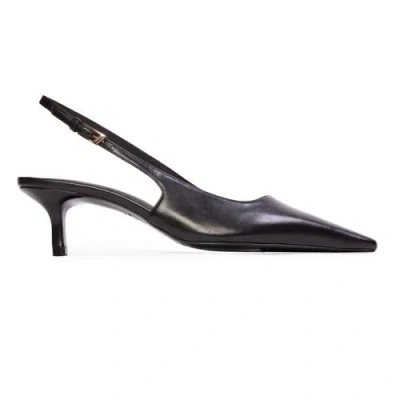 Black Suede Studio Lainey 50 Pump