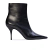 Black Suede Studio Lainey 80 Boot In Black
