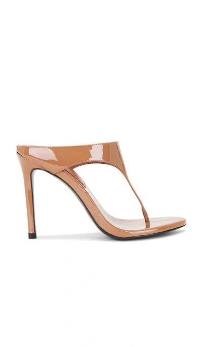 Black Suede Studio Laurel 100 Mule In Nude