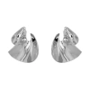 Black Suede Studio Lola Earring In Silver