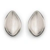Black Suede Studio Los Earring In Silver