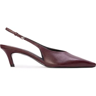 Black Suede Studio Lou 50 Slingback Pump