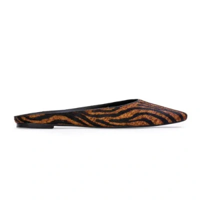 Black Suede Studio Lucia Blackless Ballerina In Multi