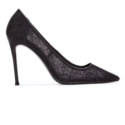 Black Suede Studio Marina 100 Pump