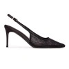 Black Suede Studio Marina 80 Pump In Black