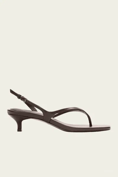 Black Suede Studio Mehak 35 Sandal In Black Coffee