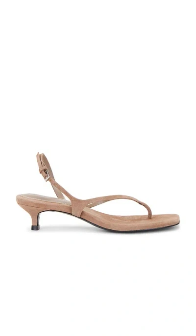 Black Suede Studio Mehak 35 Sandal In Nude