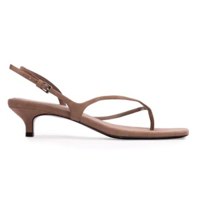 Black Suede Studio Mehak 35 Suede Sandal In Brown