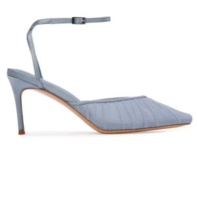 Black Suede Studio Melody 80 Pump In Multi