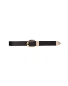 Black Suede Studio Mena Belt