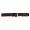 Black Suede Studio Mija Belt