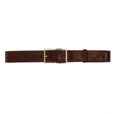 Black Suede Studio Mija Belt In Multi