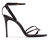 Black Suede Studio Miley 100 Patent Sandal In Multi